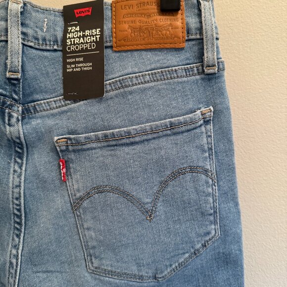 Levi’s - 724 HIGH RISE STRAIGHT; Size: W28 (NWT) - Picture 8 of 15